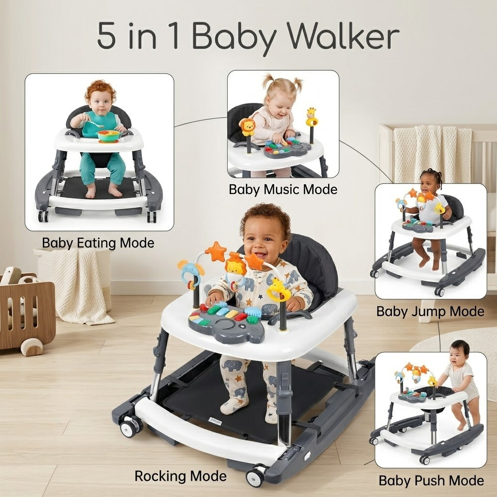 Baby Stroller 7-18Months Multifunctional Walkers