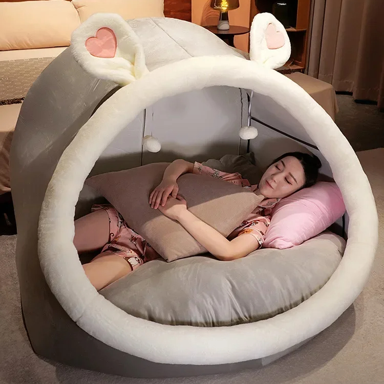 Rabbit Nest Comfy Plush Lazy House Tent