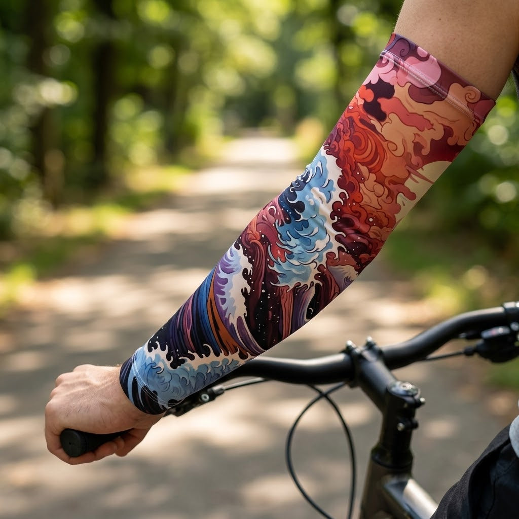 Wild Print Quick-Dry Cooling Arm Sleeves