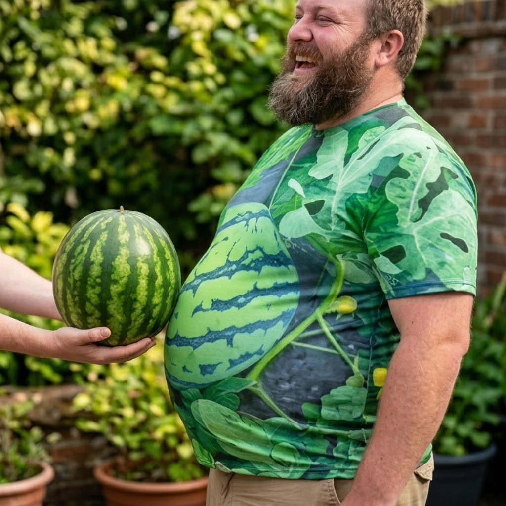 Watermelon Belly Summer T-Shirt