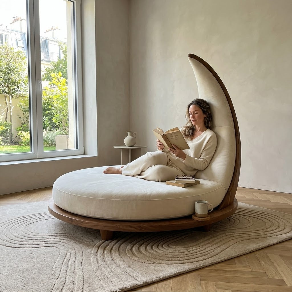 Moon Frame Nordic Lounge Chair