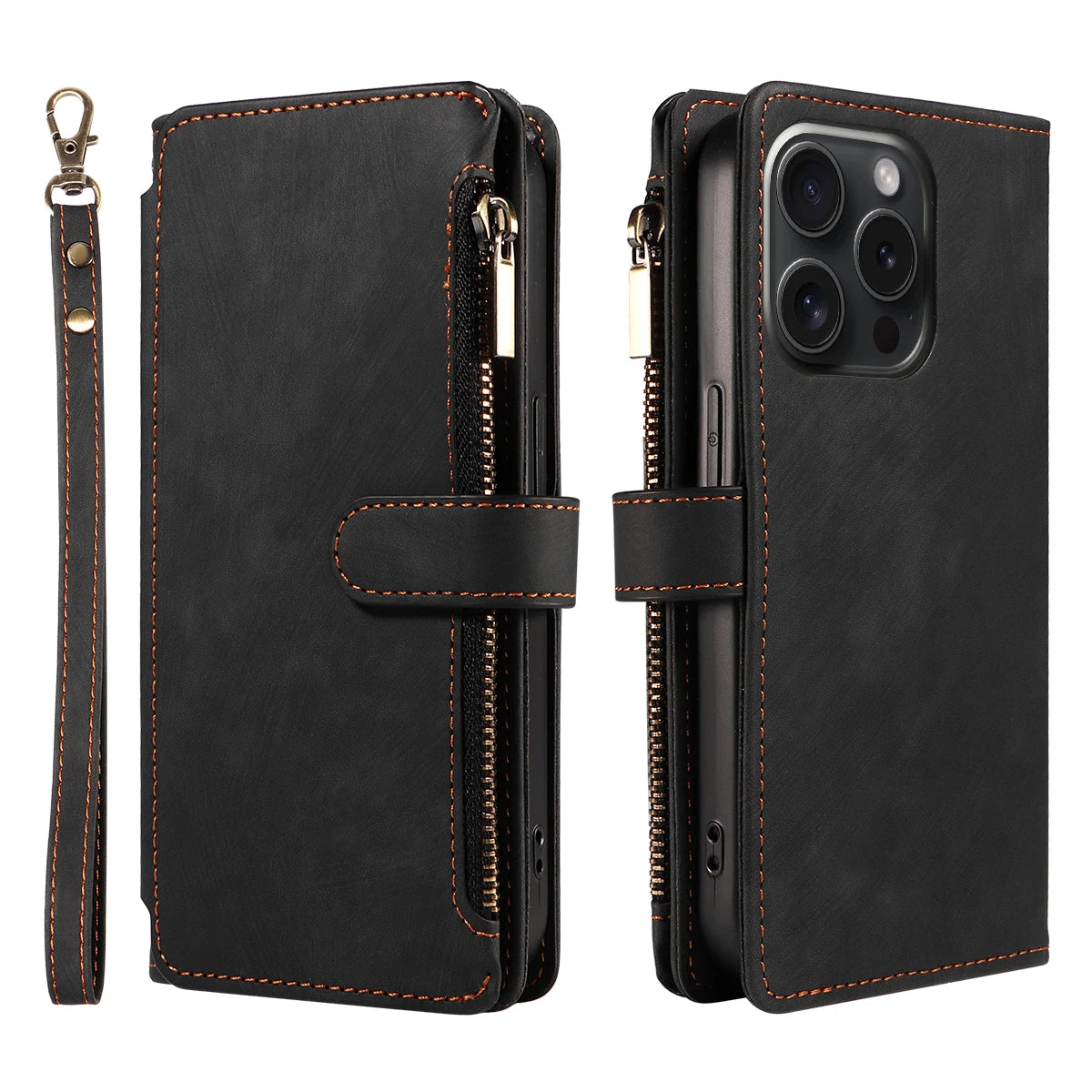 Wallet Leather Flip  Cases For iPhone Models