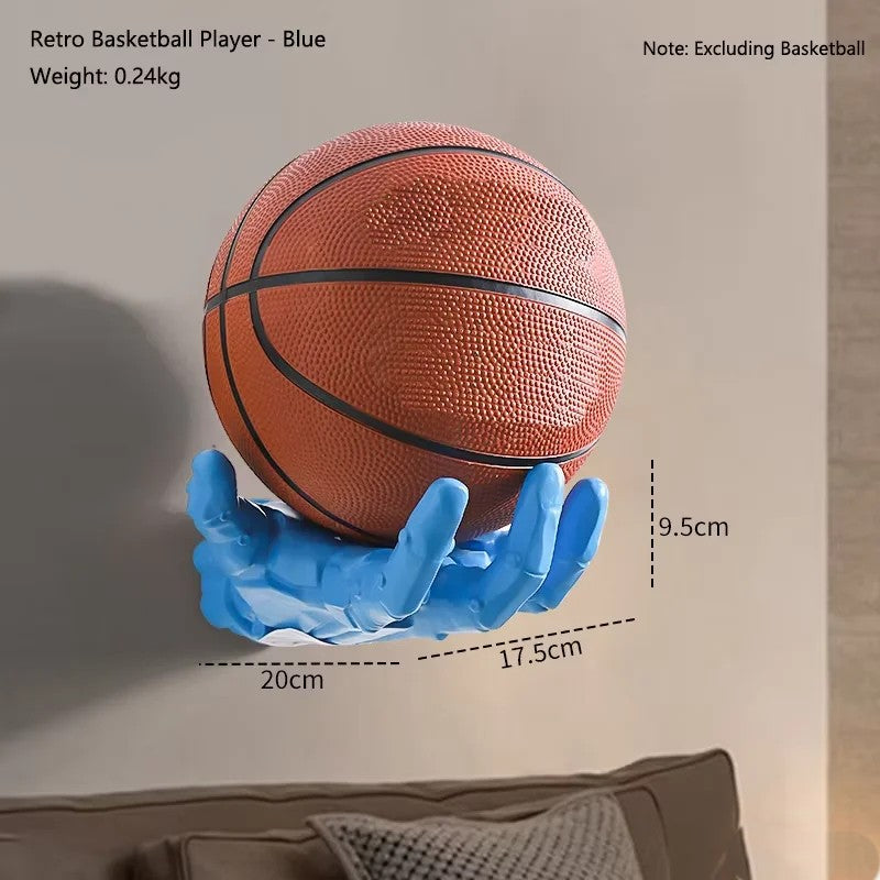 Robotic Hand Basketball Wall-Mounted Rack