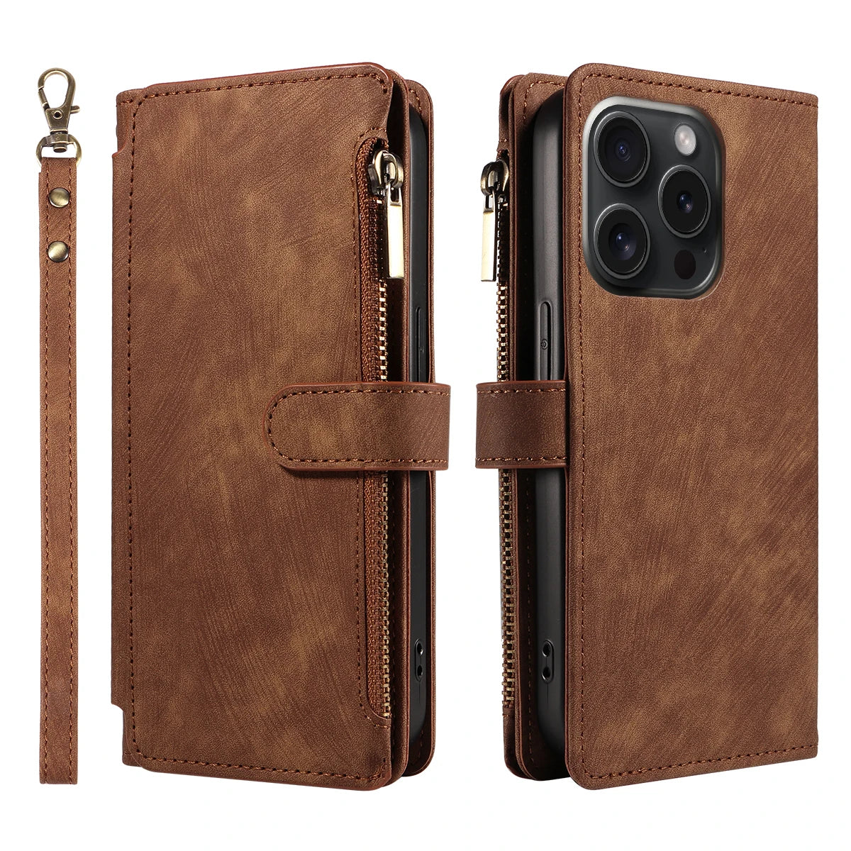 Wallet Leather Flip  Cases For iPhone Models