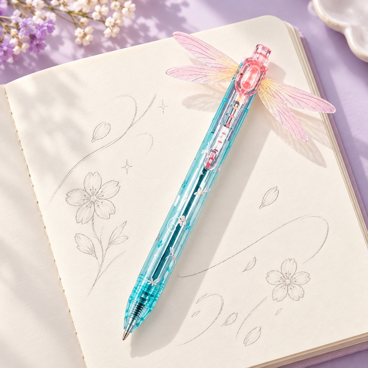 Dragonfly Bloom Fine Tip Pen