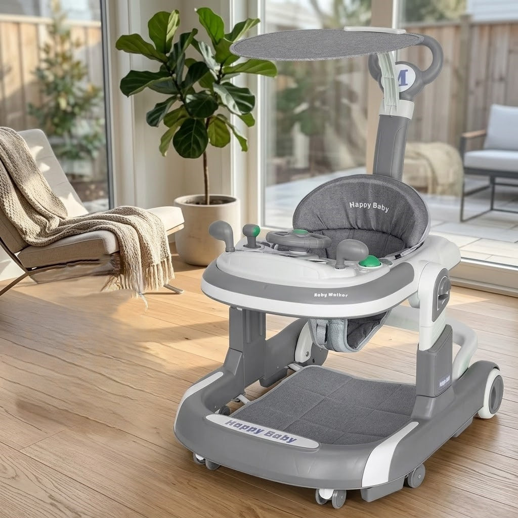 Littlemiles Foldable 5-in-1 Baby Activity Learning Walker