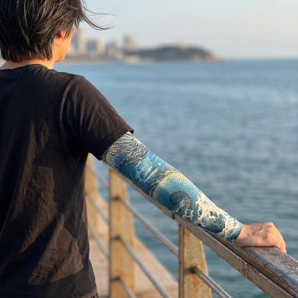 Wild Print Quick-Dry Cooling Arm Sleeves