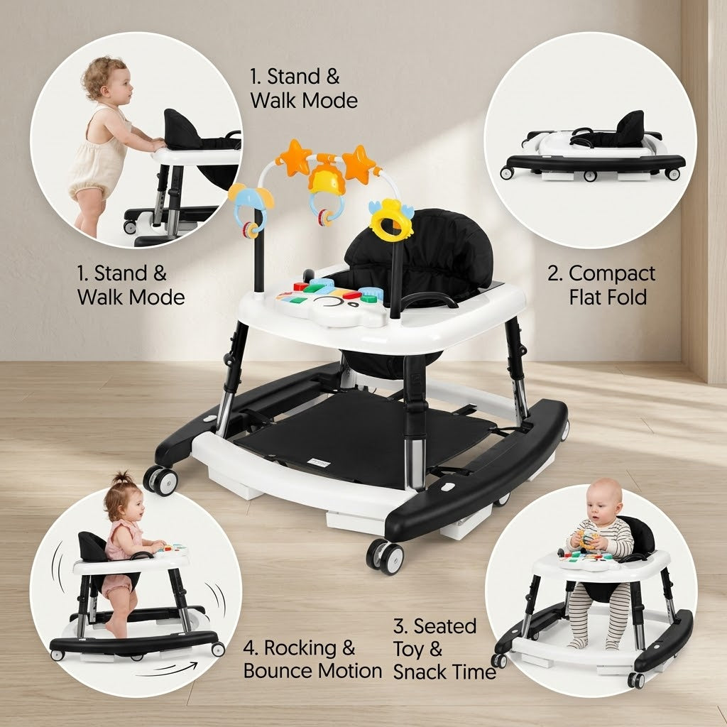 Baby Stroller 7-18Months Multifunctional Walkers