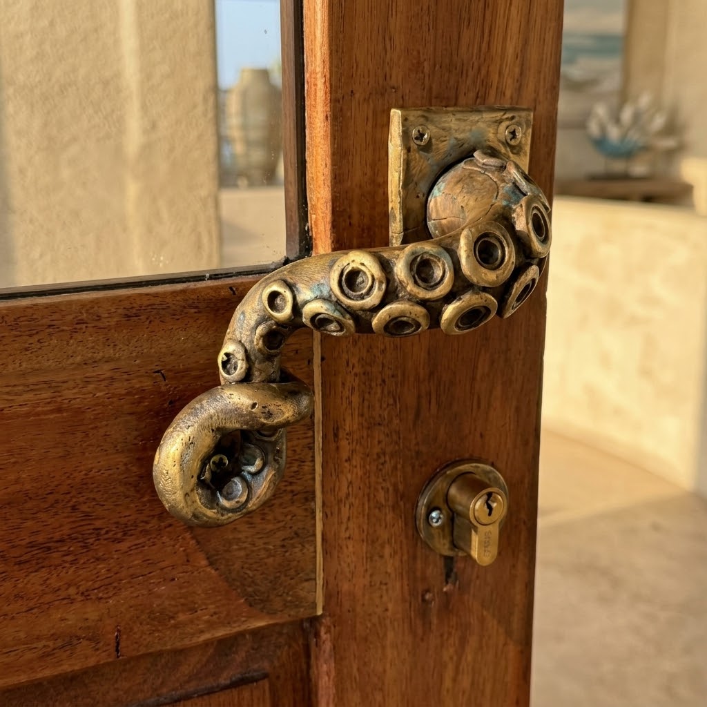 Octopus Tentacle Door Pull Handle