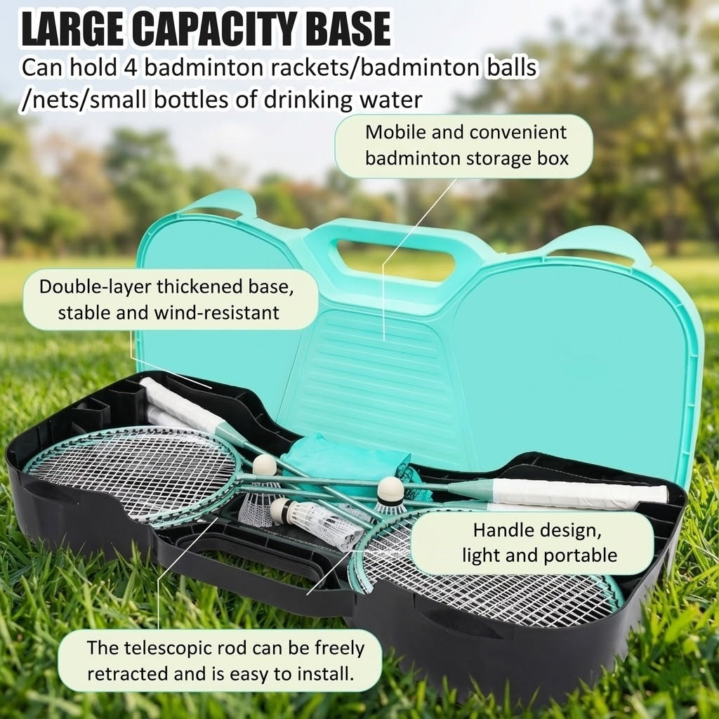 Quick-Setup Badminton Outdoor Game Set