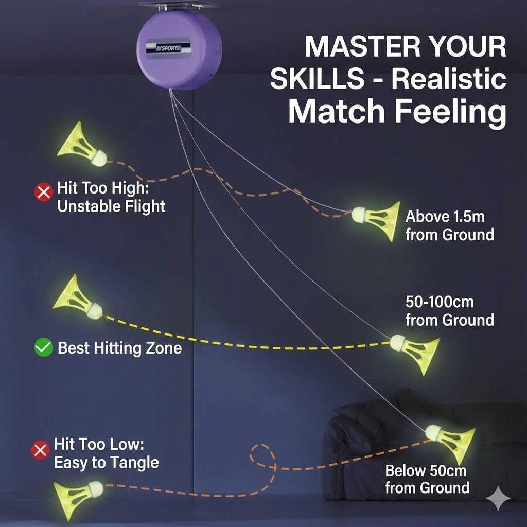 Personal Solo Practice Badminton Home Trainer