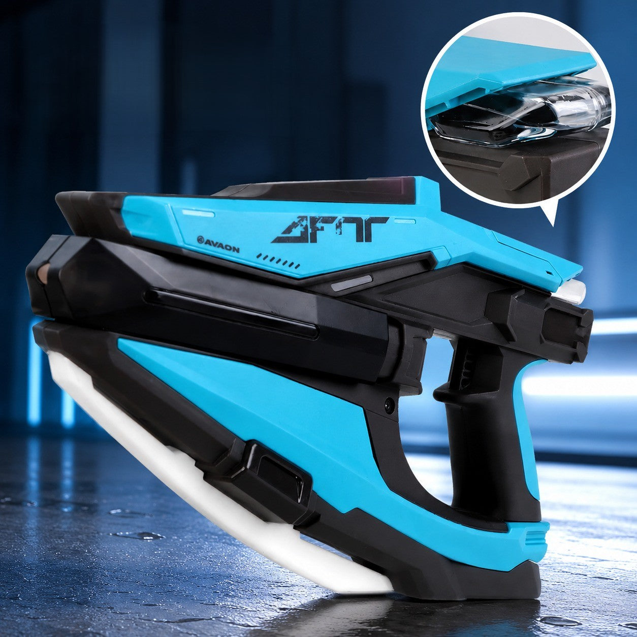 Surgeblaster Futuristic Rapid-Fire Electric Water Cannon Toy