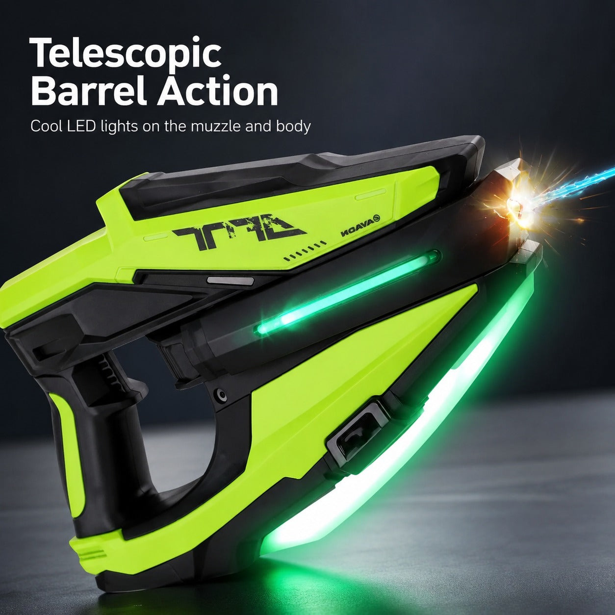 Surgeblaster Futuristic Rapid-Fire Electric Water Cannon Toy