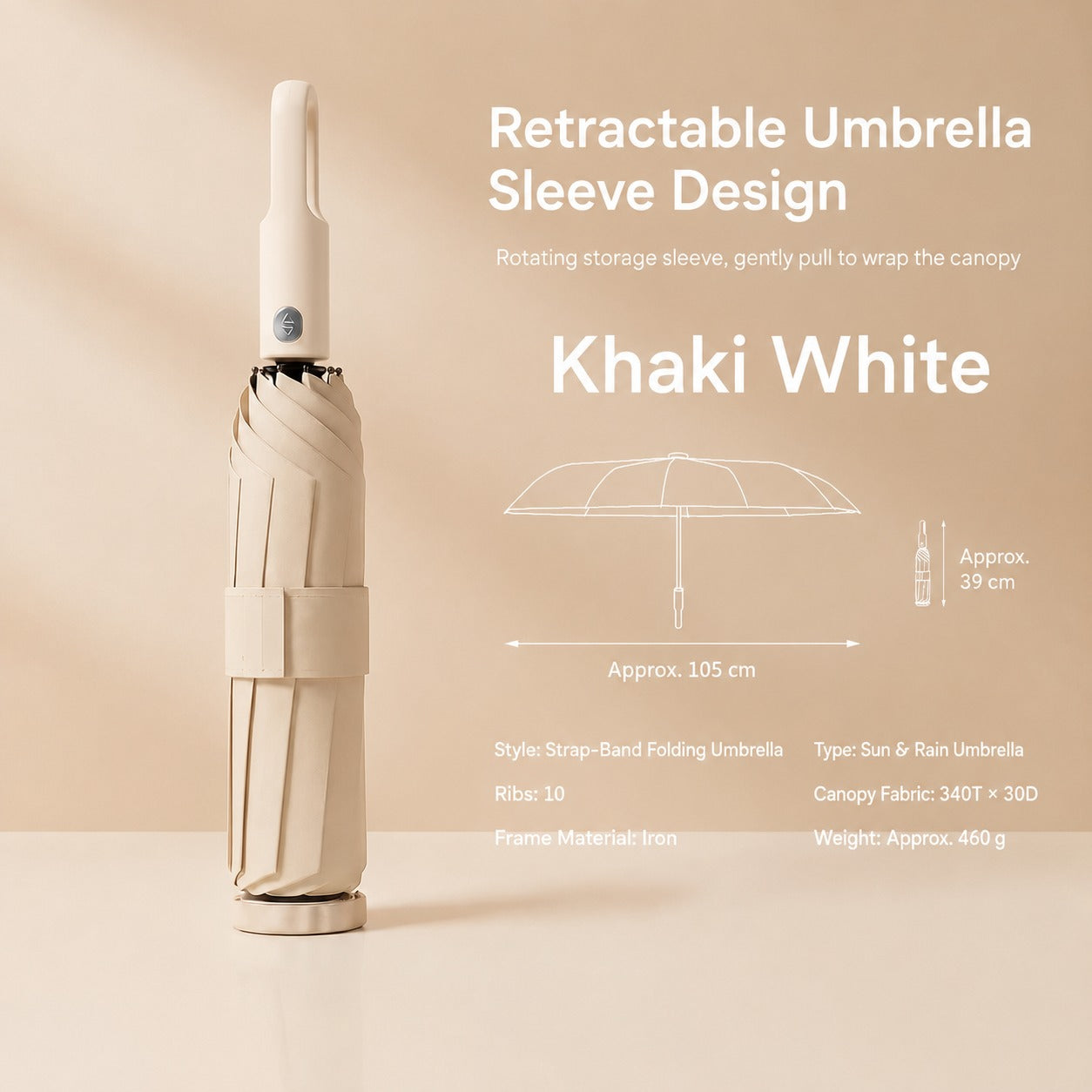 Tuck & Go Rapid Folding Windproof Umbrella