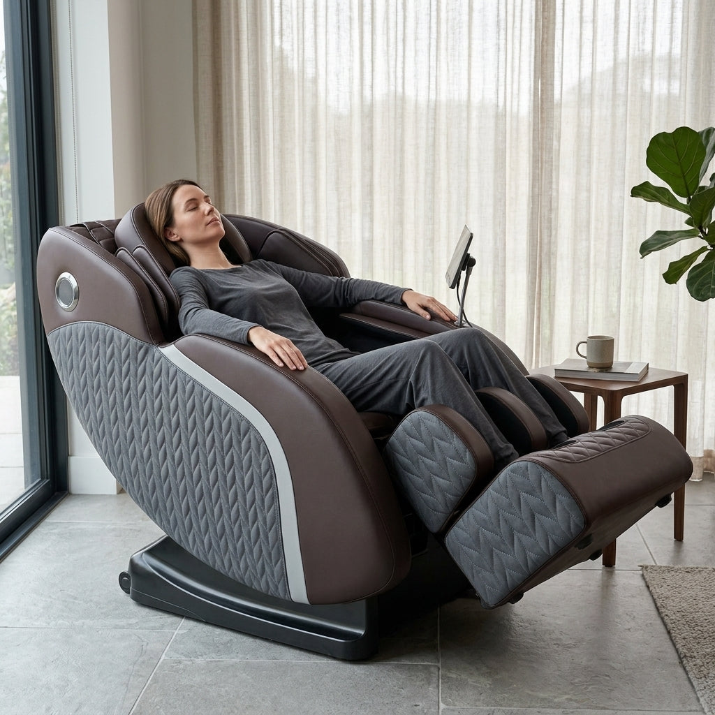 Full Reset 4D Zero Gravity Full Body Massage Chair Recliner