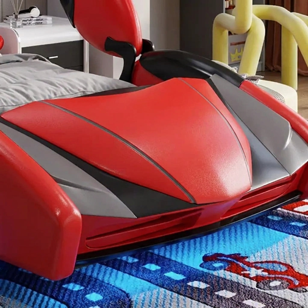 Speed Race Car LED Light Kids Bed