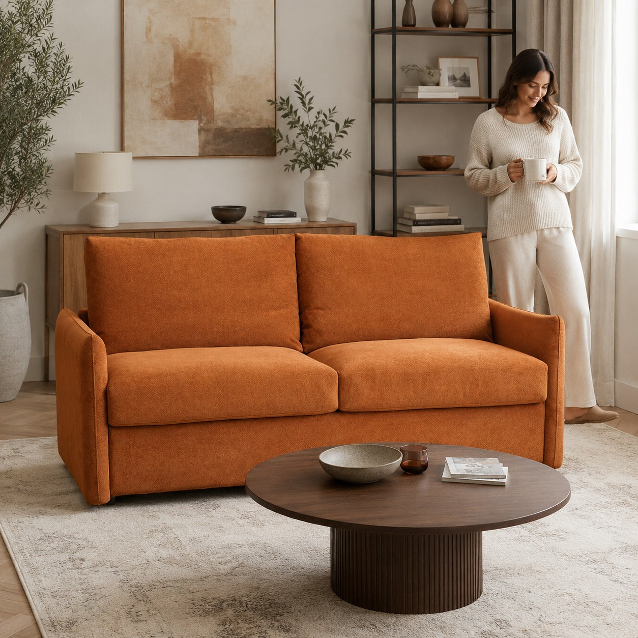 Daydream Cozy Lift Transforming Living Room Sofa Bed