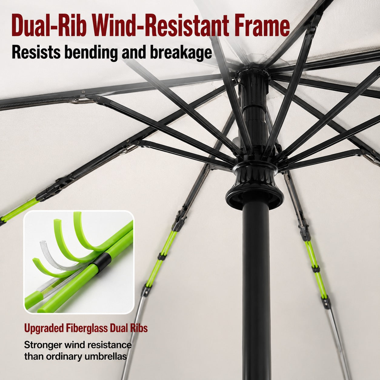 Tuck & Go Rapid Folding Windproof Umbrella
