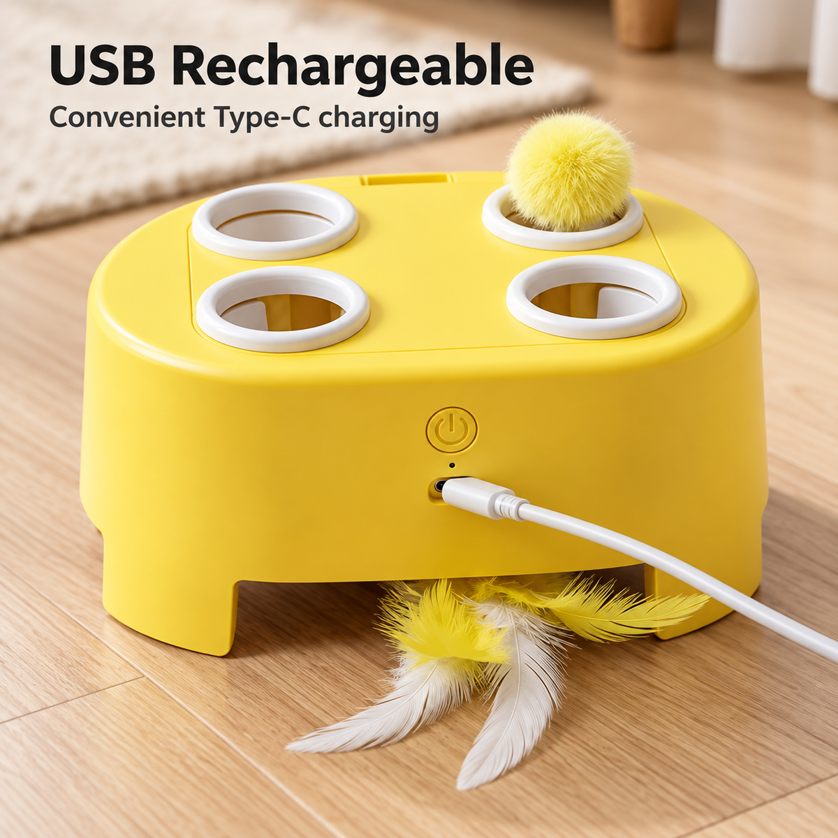 Cheese Chase Interactive Cat Toy