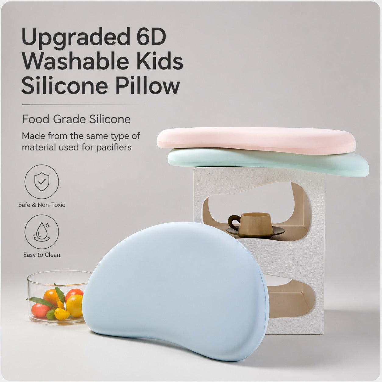 Baby Hug Memory Foam Infant Nap Support Pillow