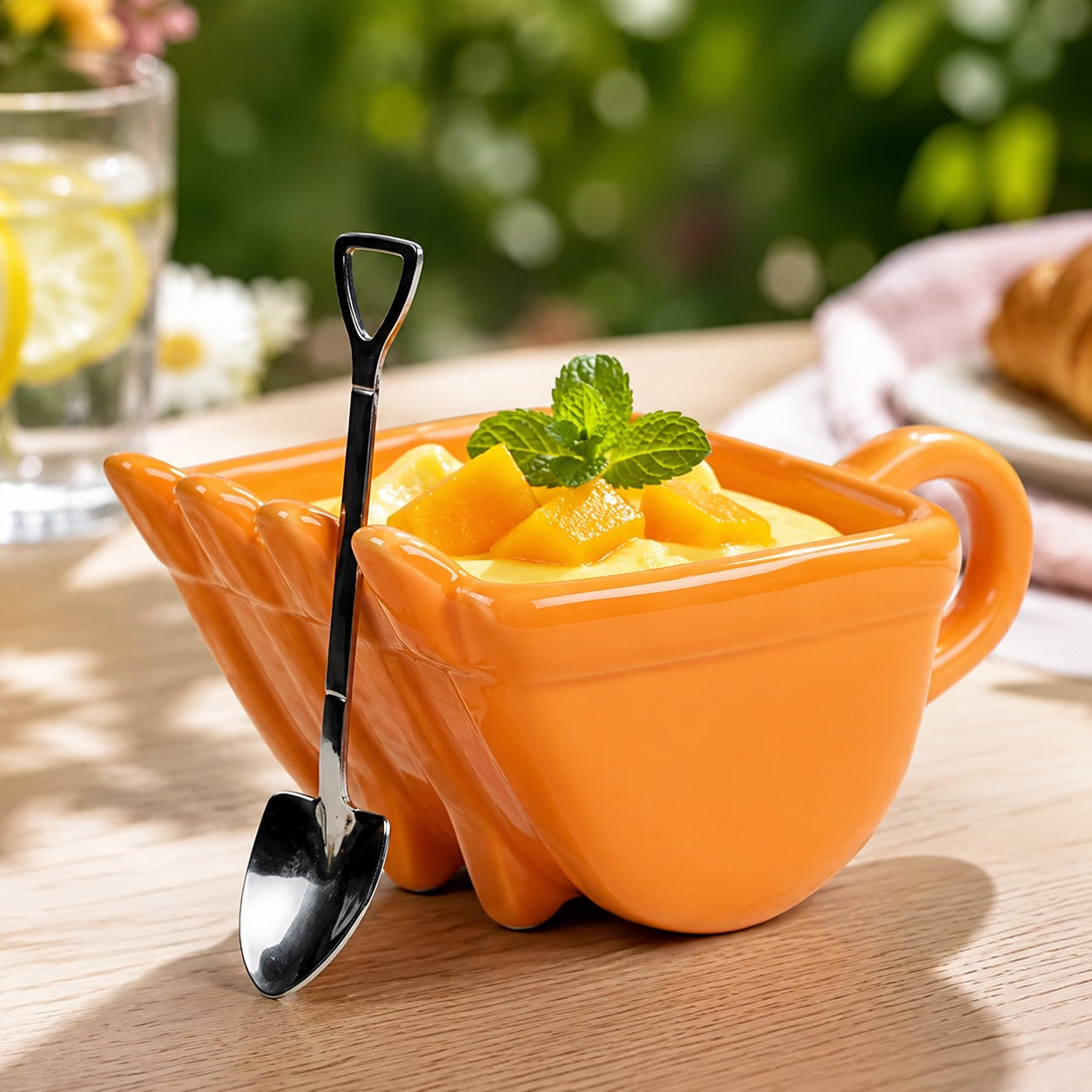 Mini Excavator Dessert Mug Set