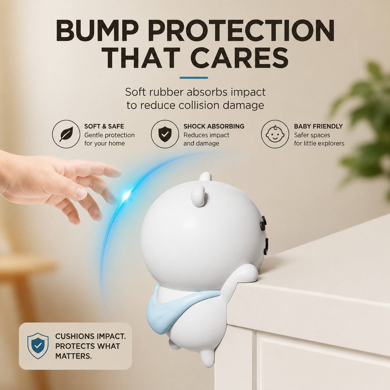 Gentle Bear Hug Anti-Collision Corner Protector