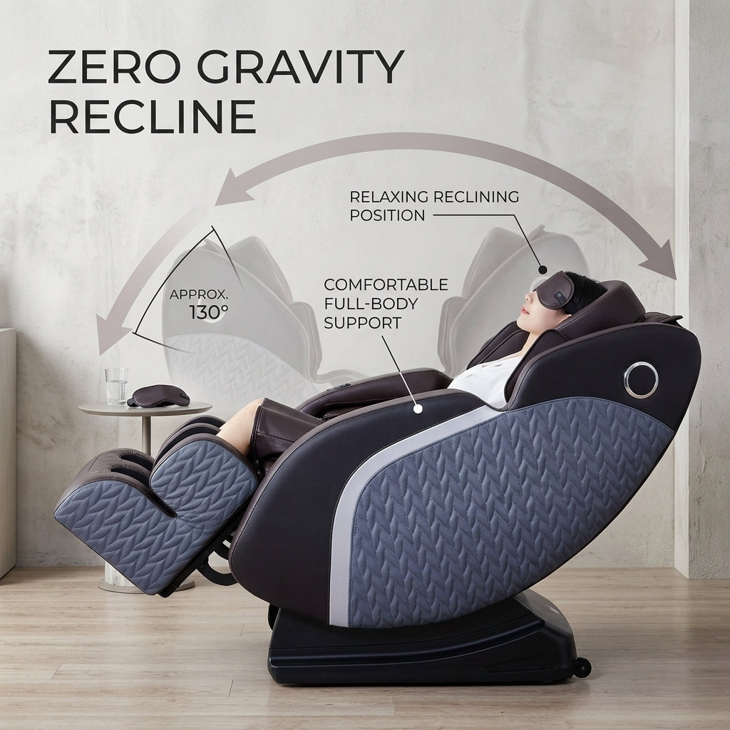 Full Reset 4D Zero Gravity Full Body Massage Chair Recliner