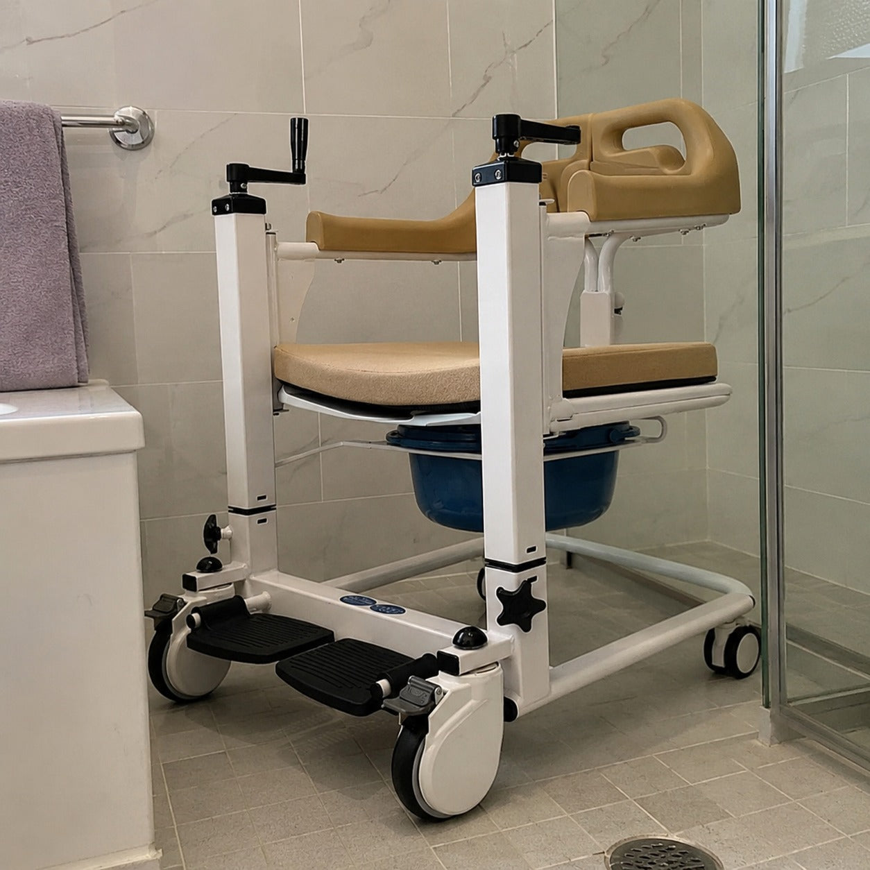 Elderly Patient Transfer Lift Handicapped Wheelchair