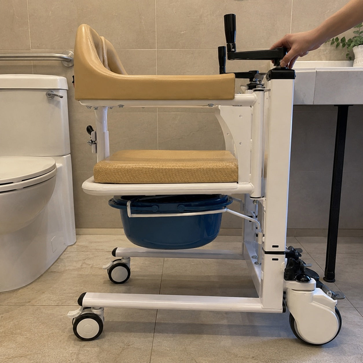 Elderly Patient Transfer Lift Handicapped Wheelchair