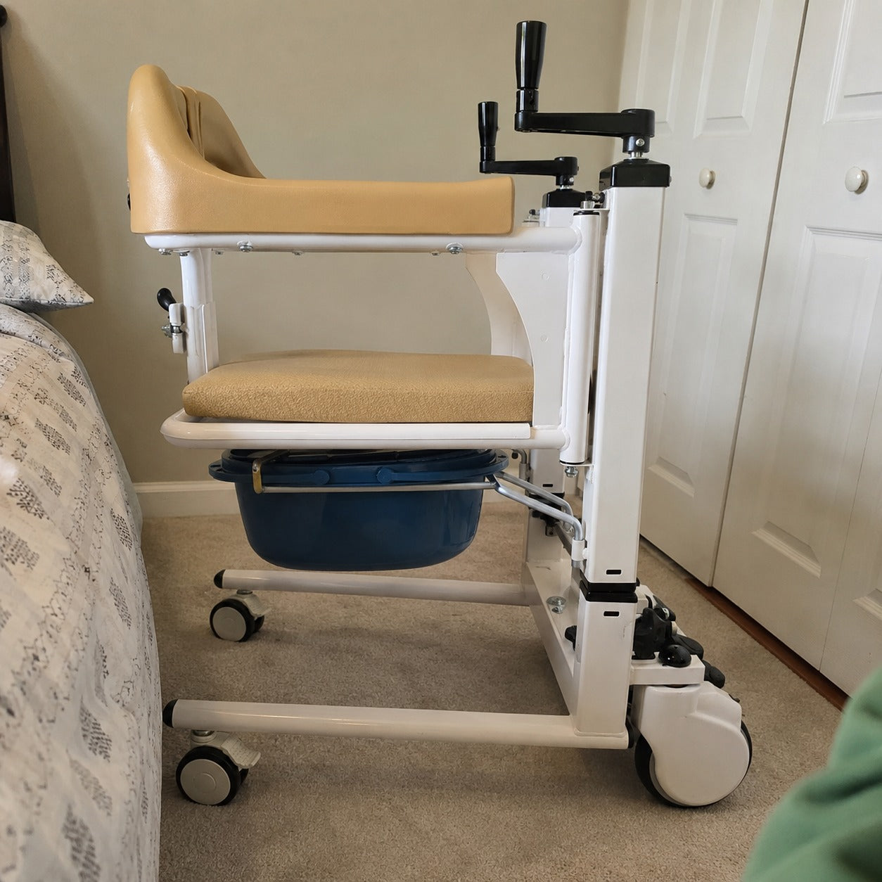 Elderly Patient Transfer Lift Handicapped Wheelchair