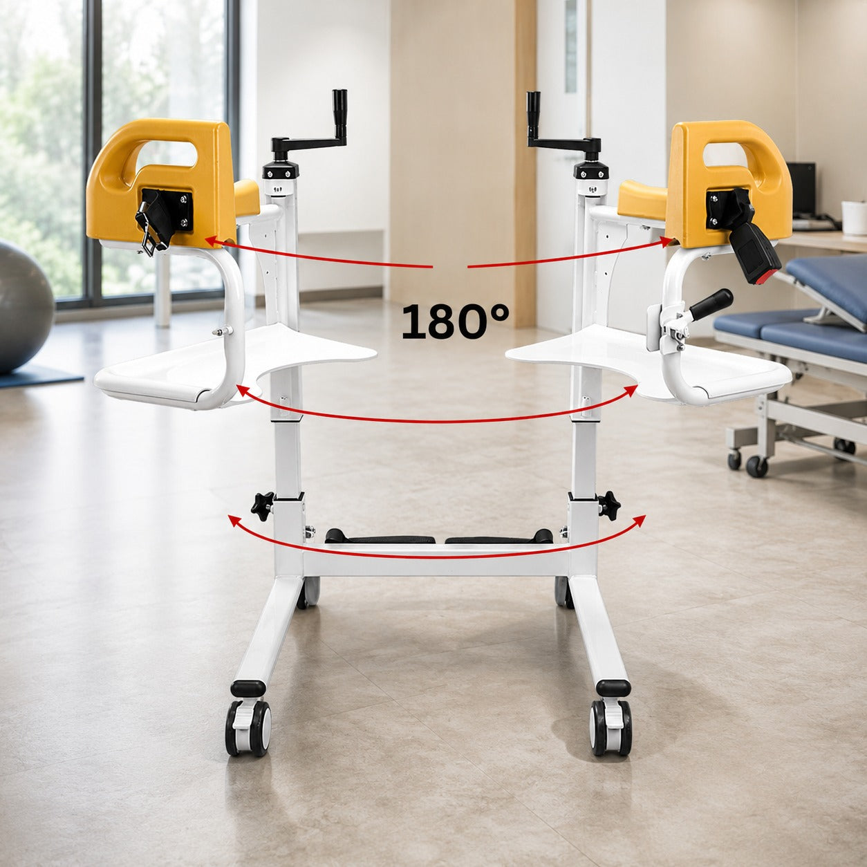 Elderly Patient Transfer Lift Handicapped Wheelchair
