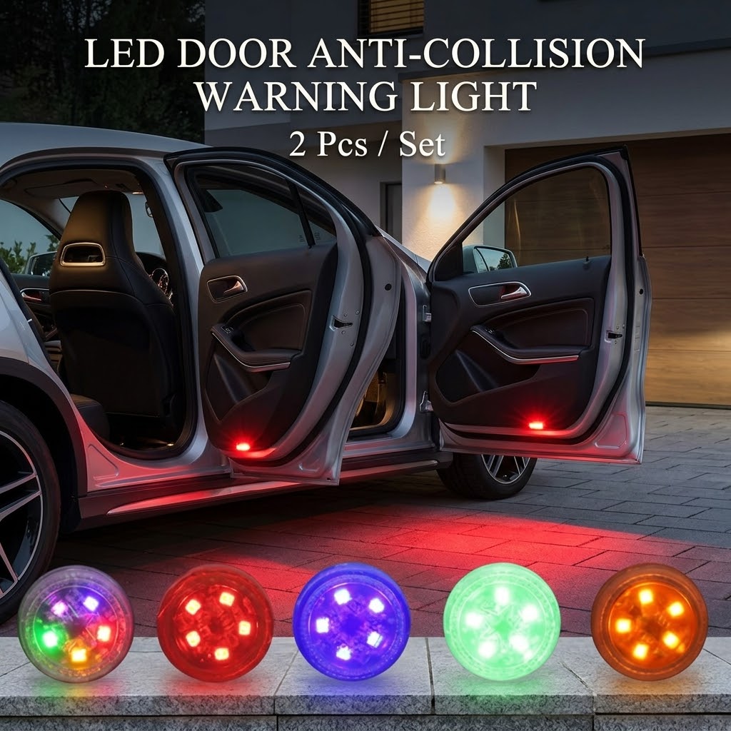 Wireless Car Door Safety Warning Lights