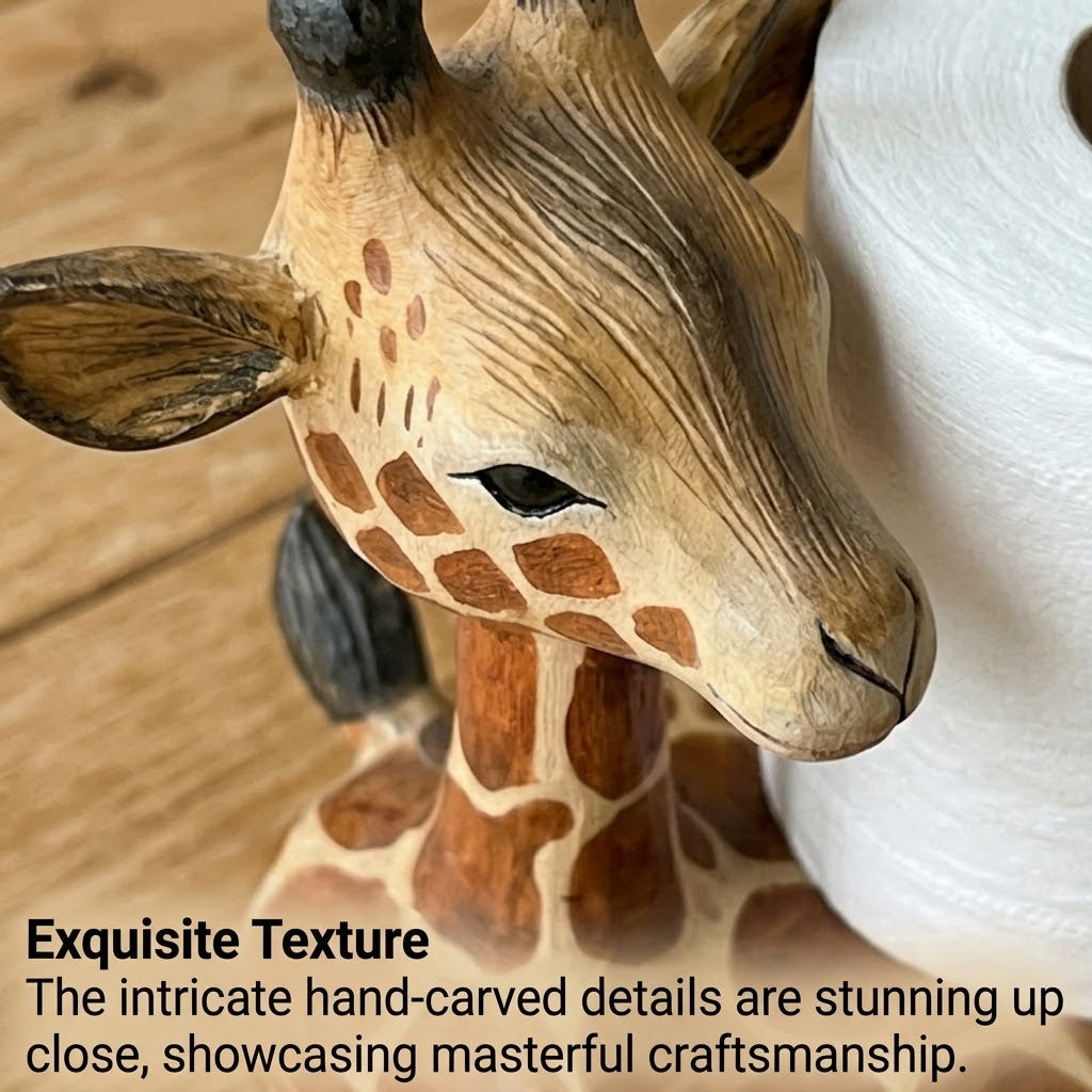 Happy Elephant Deer Toilet Paper Holder