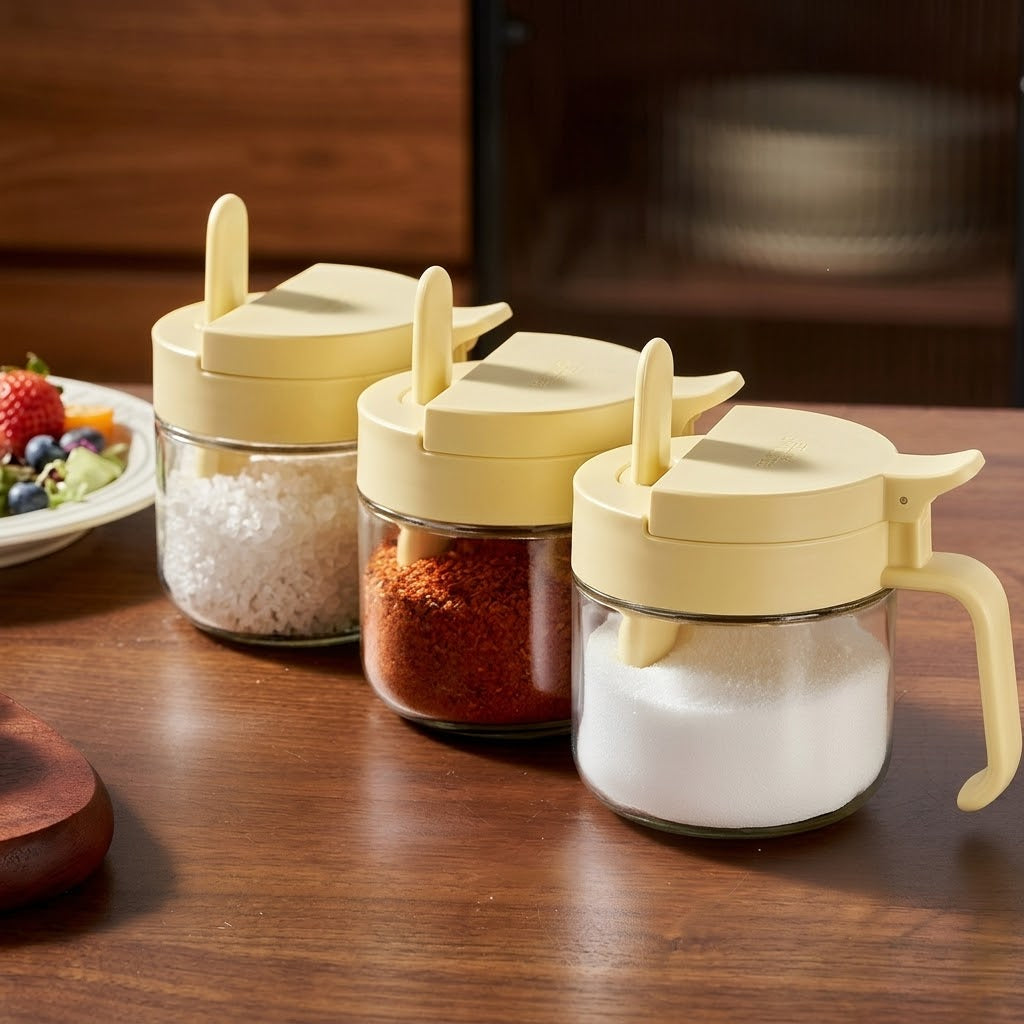 Zero Drip Airtight Smart Measuring Seasoning Jar