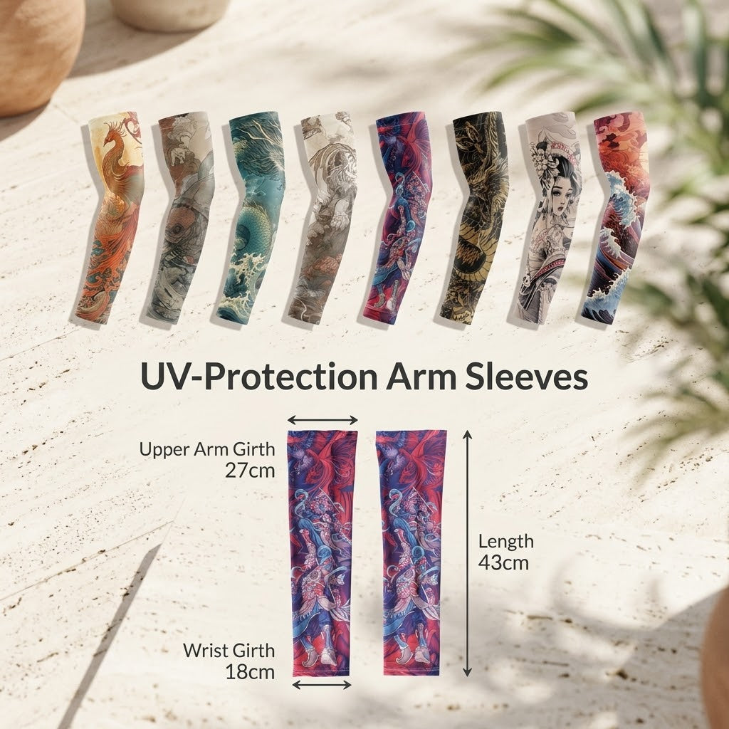 Wild Print Quick-Dry Cooling Arm Sleeves