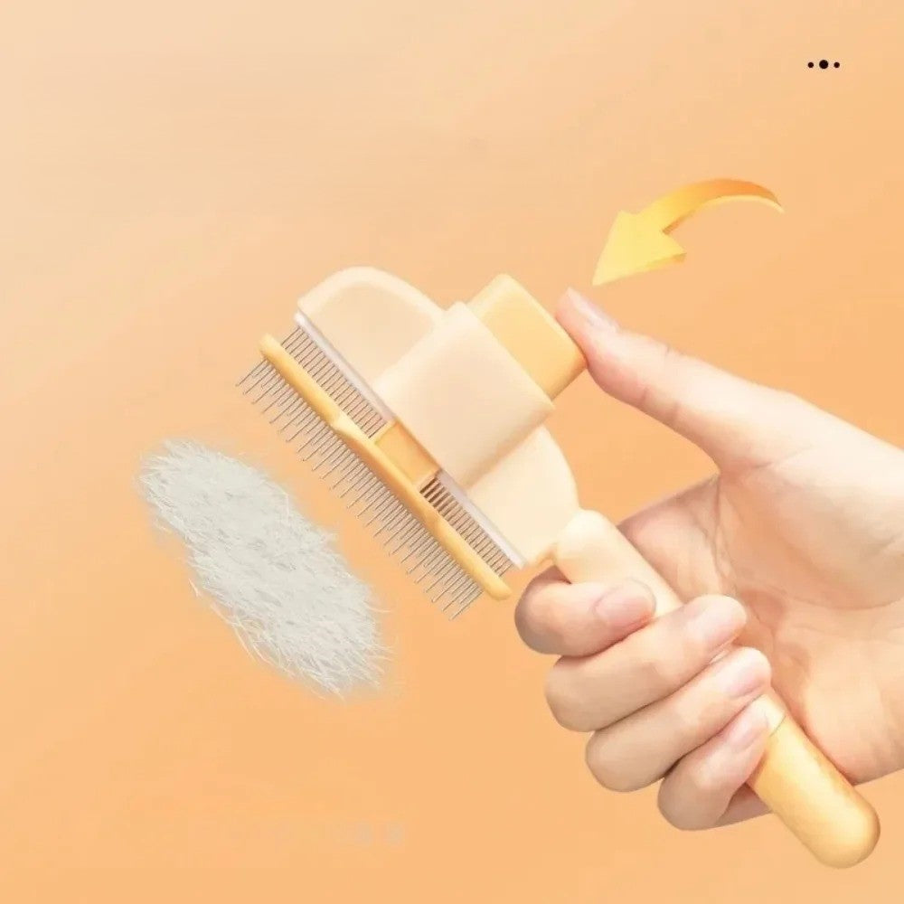 Flea Removal Easy Self-Cleaning Pet Brush