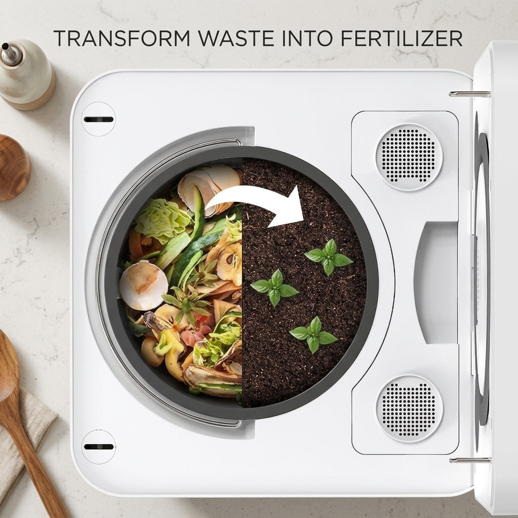 No Waste Smart Kitchen Food Composter Recycling Machine