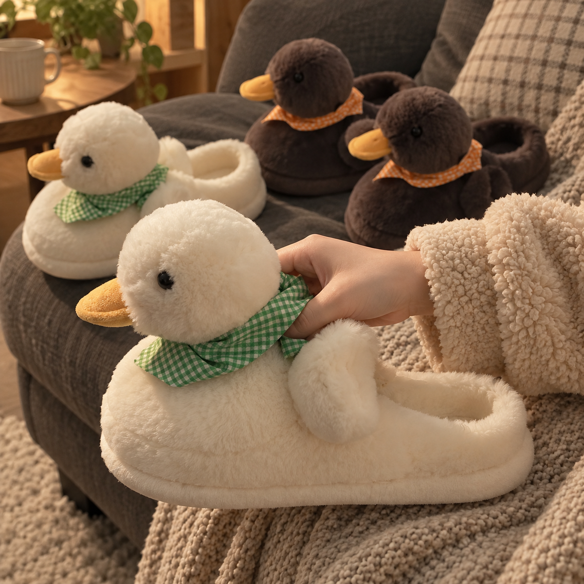 Fly with Me Duck Slippers