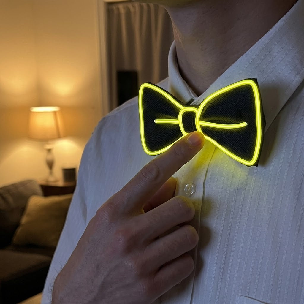 Neon Glow LED Party Tie