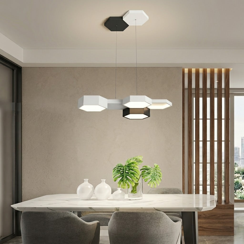 Six Points Modern Hexagon LED Ceiling Panel Light