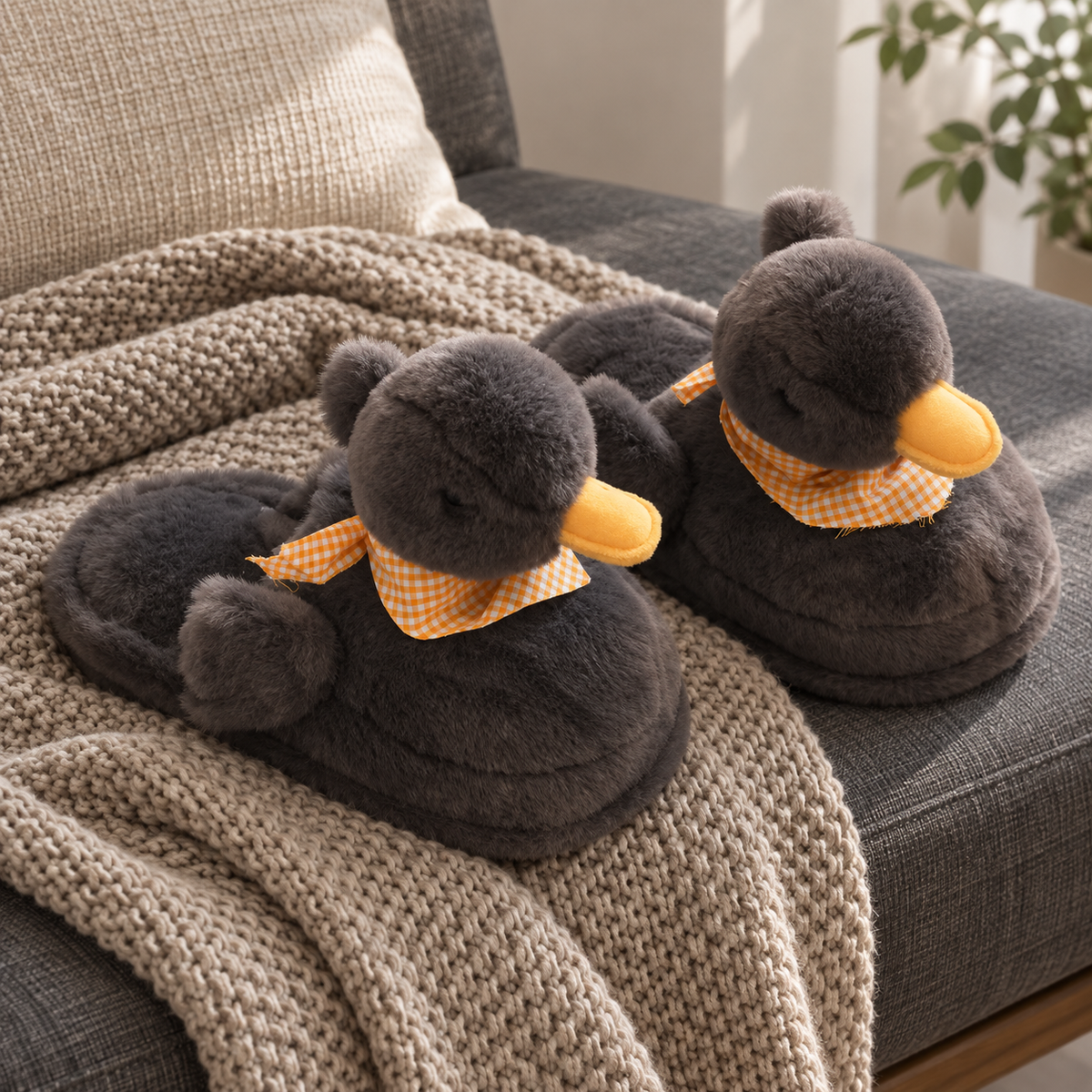 Fly with Me Duck Slippers