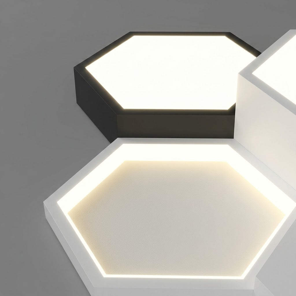 Six Points Modern Hexagon LED Ceiling Panel Light