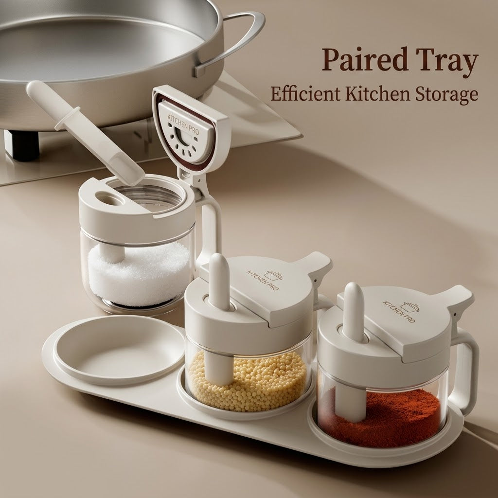 Zero Drip Airtight Smart Measuring Seasoning Jar