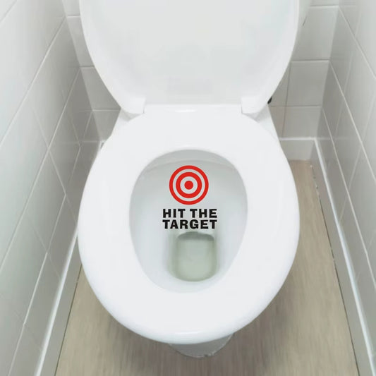 Bathroom Toilet Aim Practice Sticker