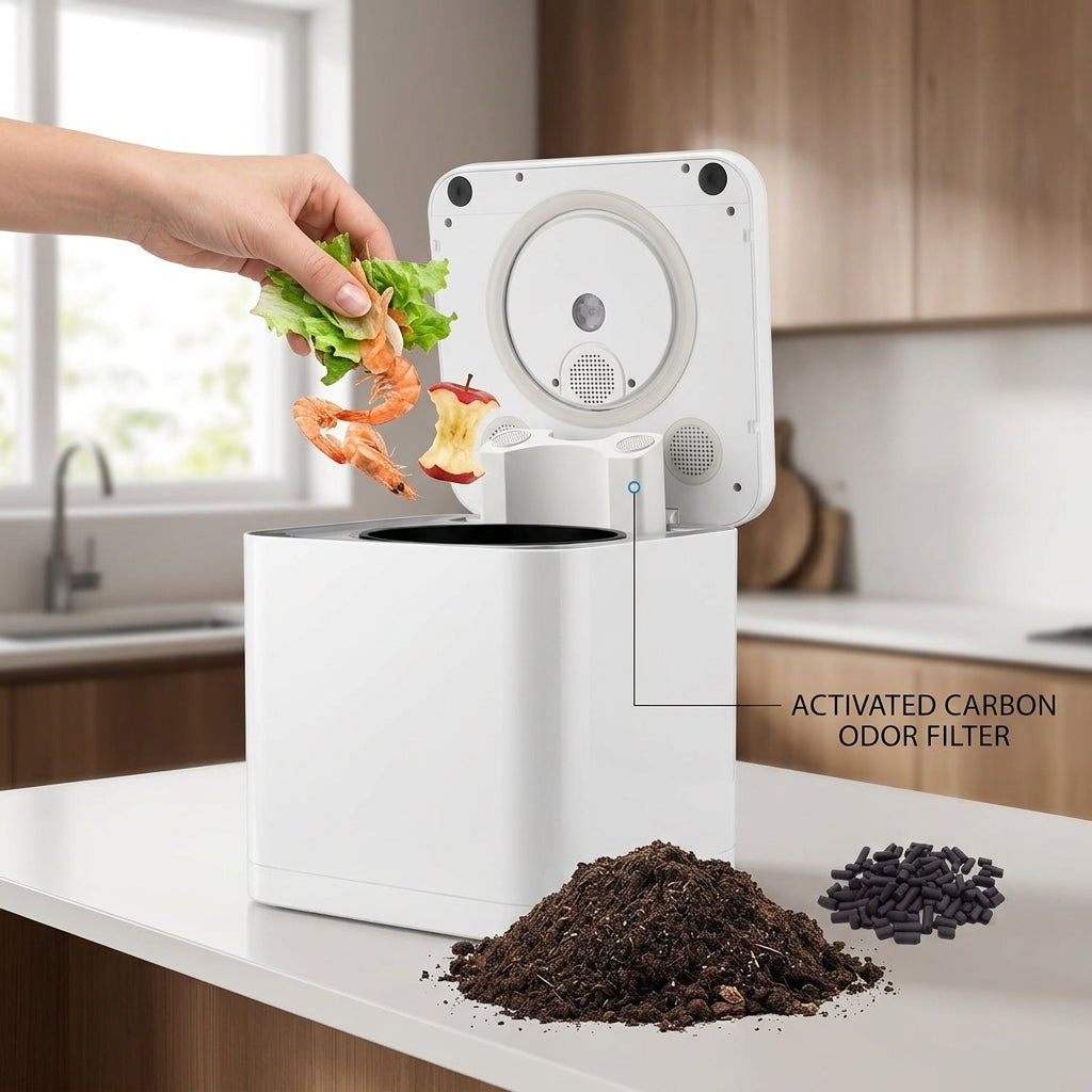 No Waste Smart Kitchen Food Composter Recycling Machine