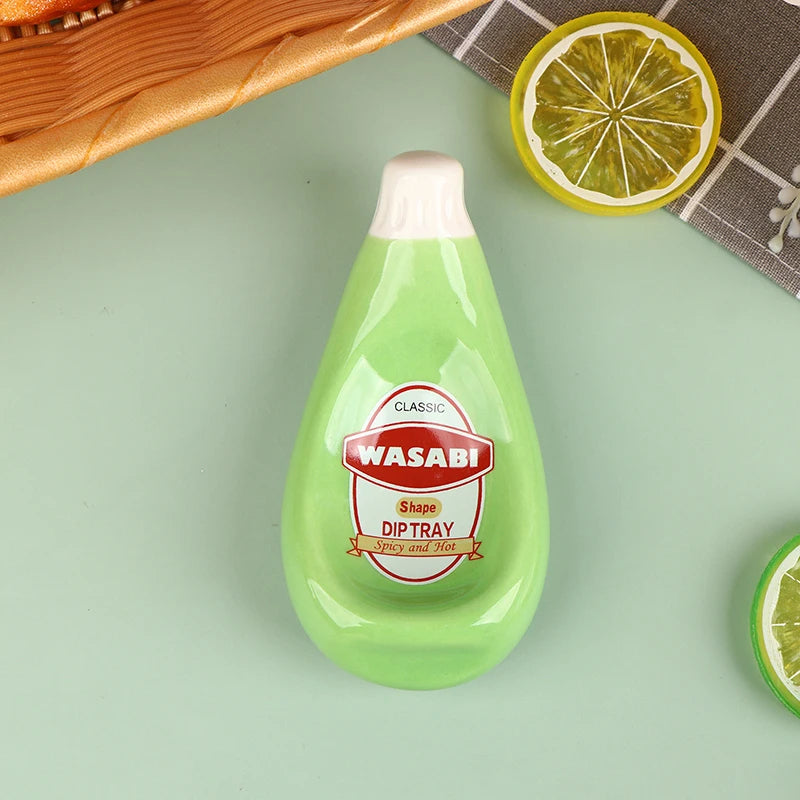 Ceramic Sauce Bottle Plate