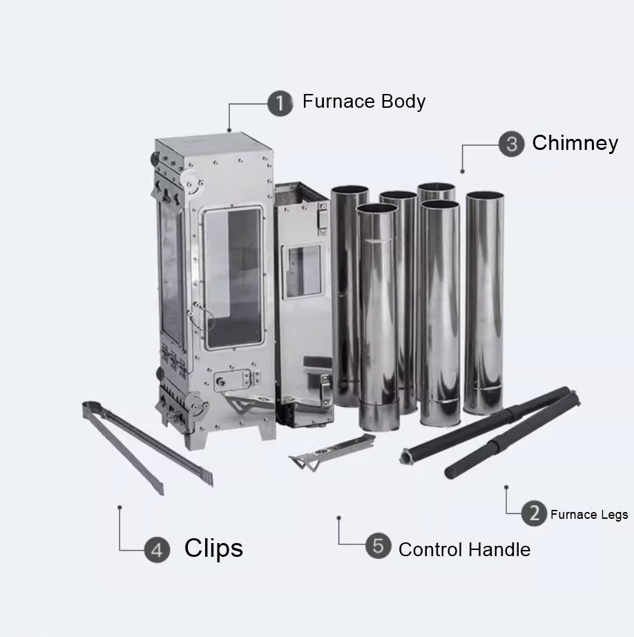 Camp Peak Long-Neck Compact Stove