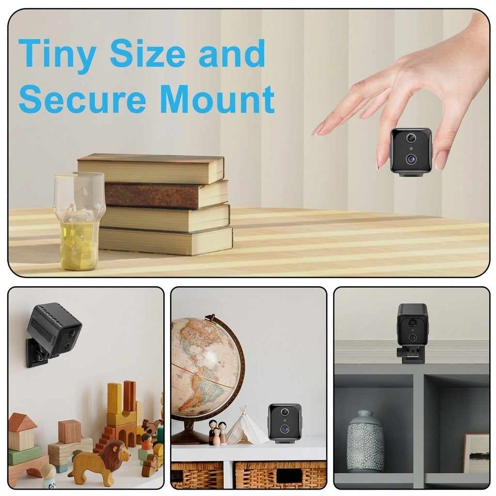 Wide Angle Wireless Mini Security Camera