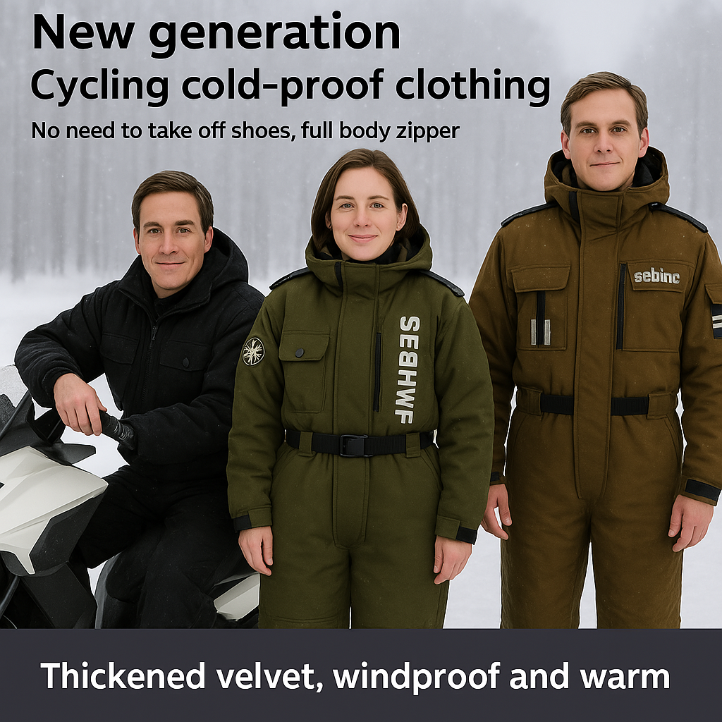 Heavy-Duty Coldproof Full Body Motorcycle Suit