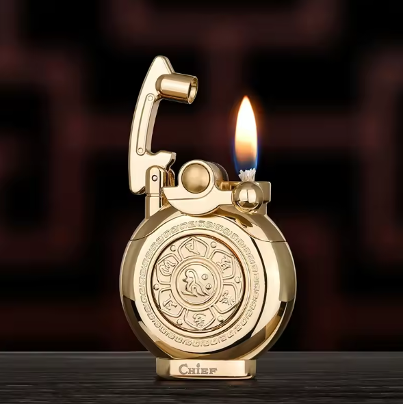 Mechanical Flip Top Kerosene Windproof Lighter